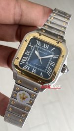 Cartier Santos W2SA0009 Mavi Kadran 35mm Medium Kadın Kol Saati