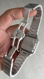 Cartier Santos W2SA0016 Beyaz Kadran 35mm Medium Kadın Kol Saati