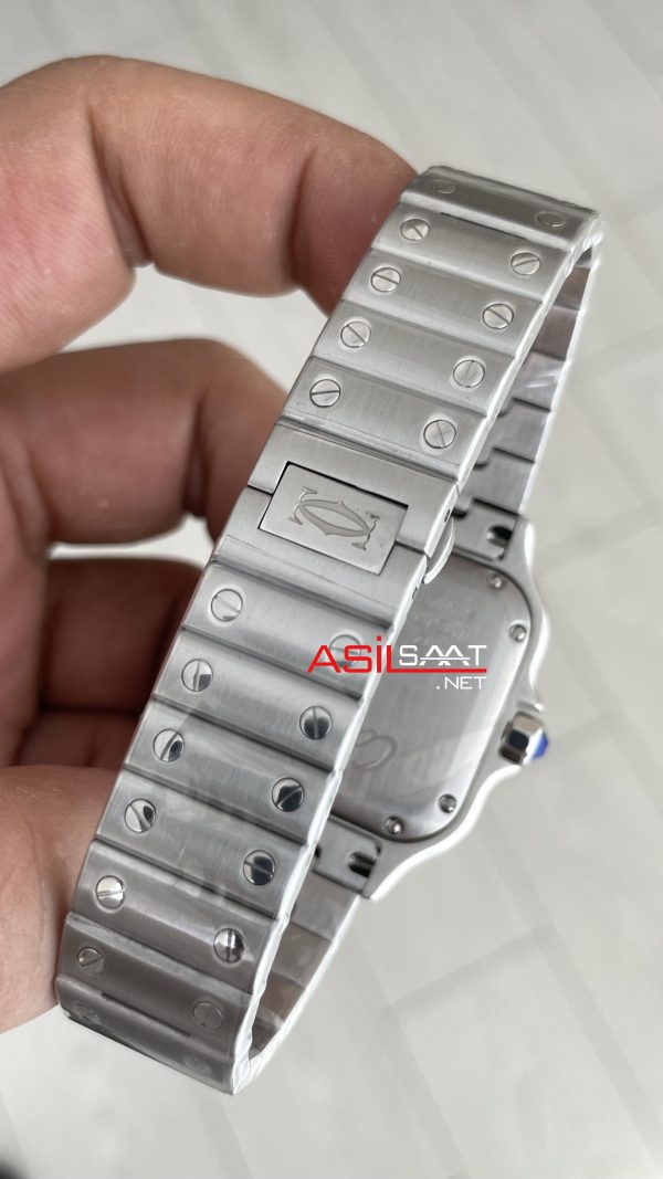 Cartier Santos WSSA0061 Siyah Kadran 35mm Medium Kadın Kol Saati Cartier Santos WSSA0061 Siyah Kadran 35mm Medium Kadın Kol Saati