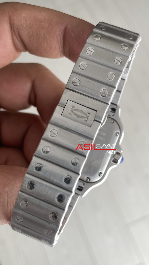 Cartier Santos WSSA0061 Yeşil Kadran 35mm Medium Kadın Kol Saati Cartier Santos WSSA0061 Yeşil Kadran 35mm Medium Kadın Kol Saati