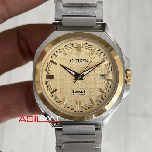 Citizen Series8 Champagne Two Tone Gold Replika Saat