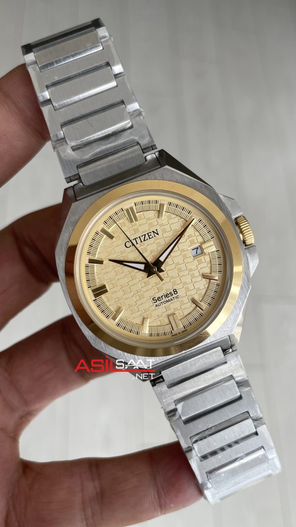 Citizen Series8 Champagne Two Tone Gold Replika Saat Citizen Series8 Champagne Two Tone Gold Replika Saat