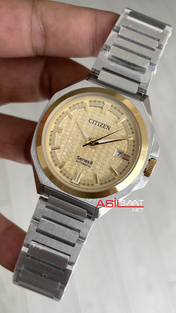 Citizen Series8 Champagne Two Tone Gold Replika Saat Citizen Series8 Champagne Two Tone Gold Replika Saat