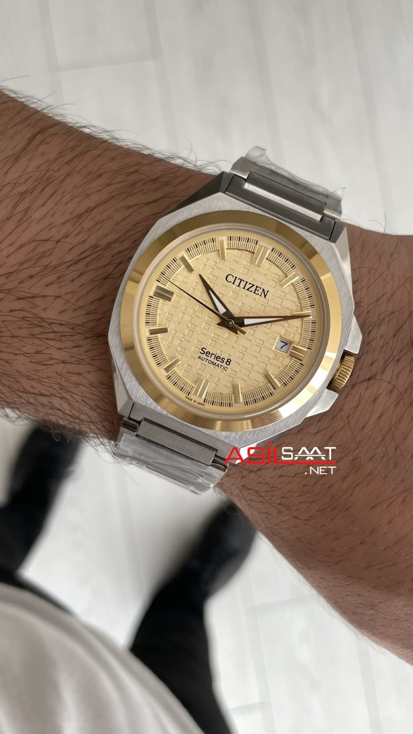 Citizen Series8 Champagne Two Tone Gold Replika Saat Citizen Series8 Champagne Two Tone Gold Replika Saat