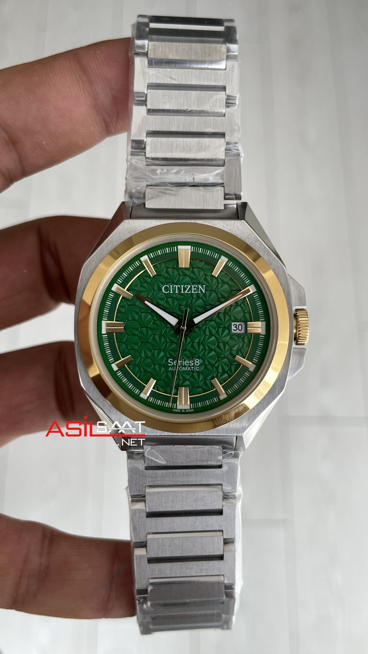 Citizen Series8 Yeşil Two Tone Gold Replika Saat Citizen Series8 Yeşil Two Tone Gold Replika Saat