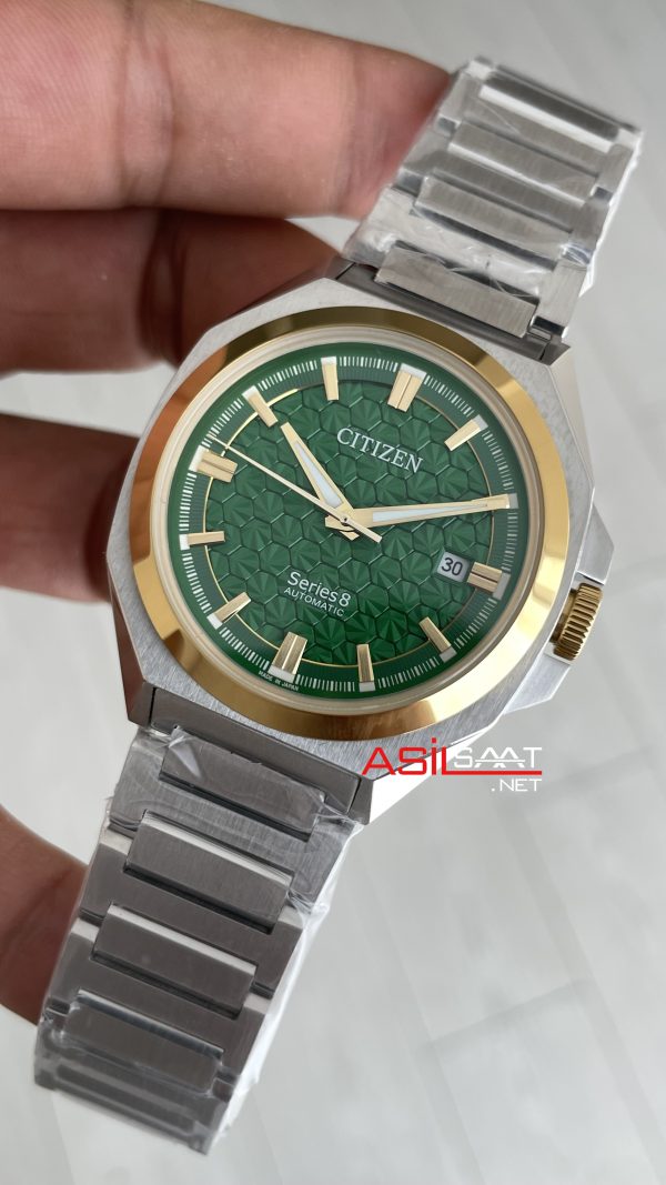 Citizen Series8 Yeşil Two Tone Gold Replika Saat Citizen Series8 Yeşil Two Tone Gold Replika Saat