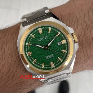 Citizen Series8 Yeşil Two Tone Gold Replika Saat