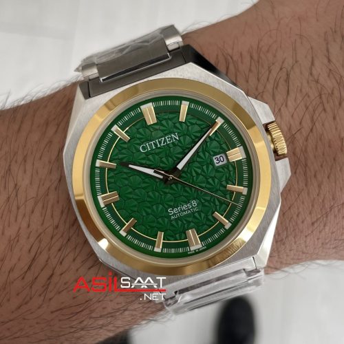 Citizen Series8 Yeşil Two Tone Gold Replika Saat