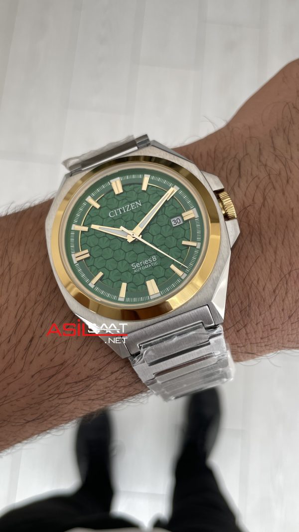 Citizen Series8 Yeşil Two Tone Gold Replika Saat Citizen Series8 Yeşil Two Tone Gold Replika Saat