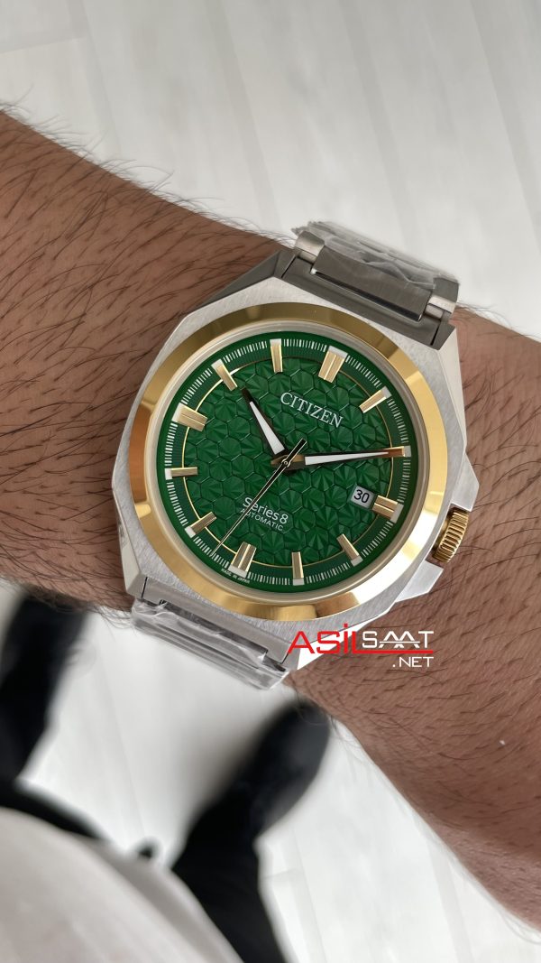 Citizen Series8 Yeşil Two Tone Gold Replika Saat Citizen Series8 Yeşil Two Tone Gold Replika Saat