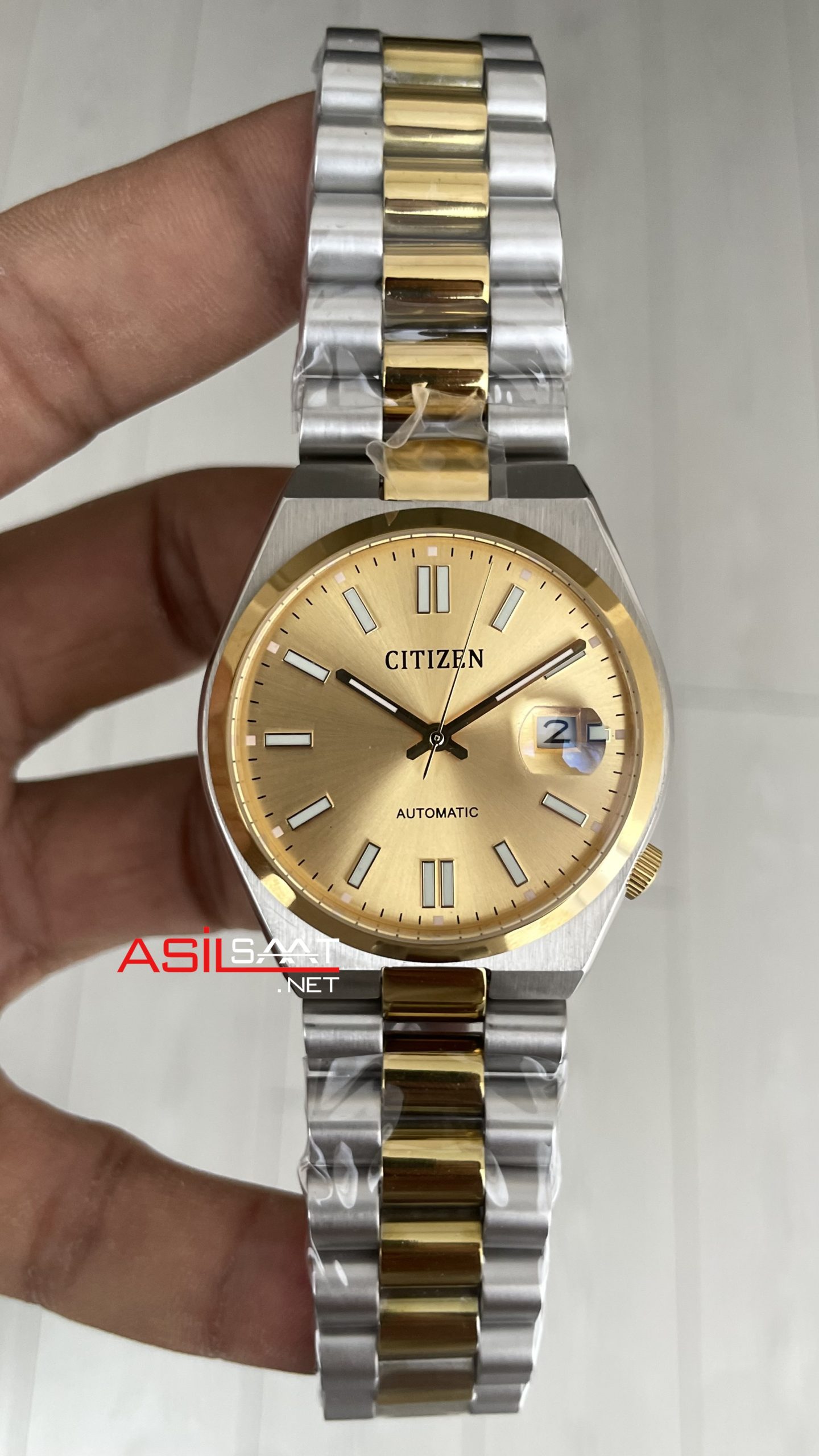 Citizen Tsuyosa Sarı 40mm Two Tone Gold Replika Saat Citizen Tsuyosa Sarı 40mm Two Tone Gold Replika Saat