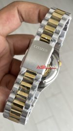 Citizen Tsuyosa Sarı 40mm Two Tone Gold Replika Saat