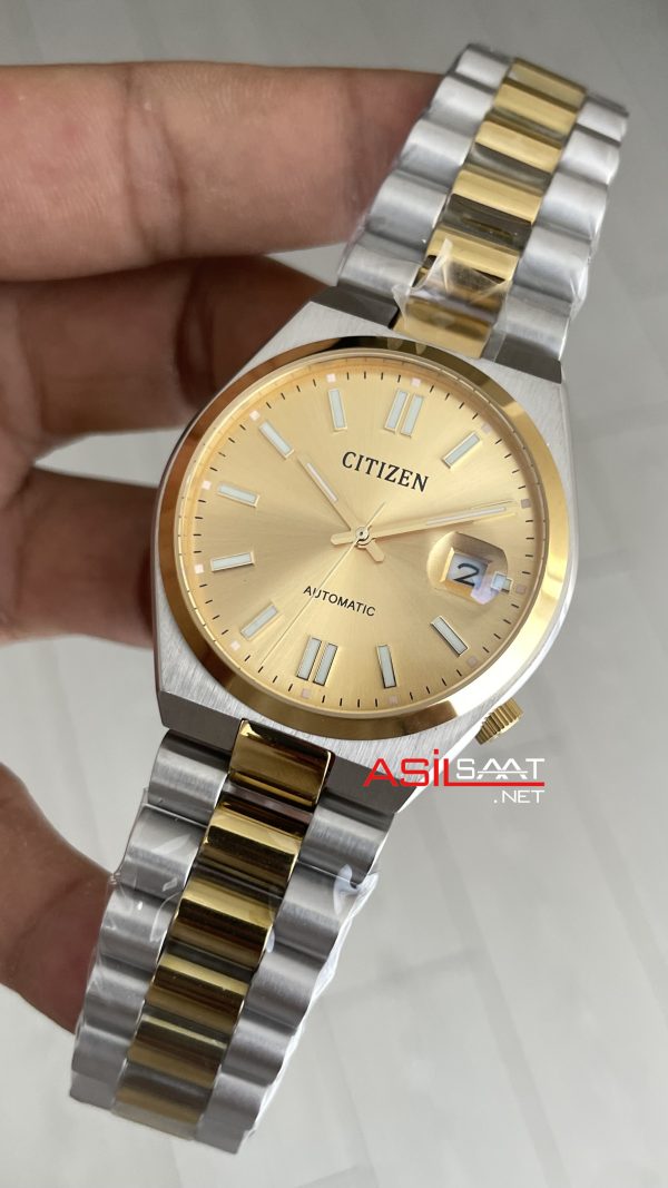 Citizen Tsuyosa Sarı 40mm Two Tone Gold Replika Saat Citizen Tsuyosa Sarı 40mm Two Tone Gold Replika Saat