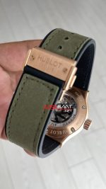 Hublot Classic Fusion Tourbillon Yeşil 42mm Rosegold Replika Saat