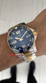 Longines Hydroconquest Mavi Kadran 43mm Two Tone Gold L37823967 AF Factory Swiss ETA Saat