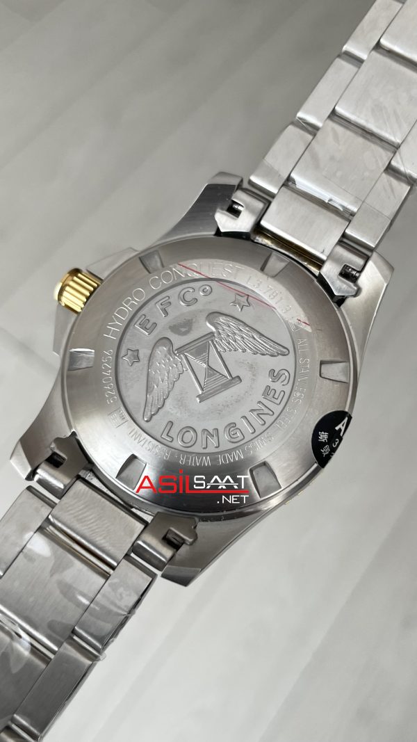 Longines Hydroconquest Mavi Kadran 43mm Two Tone Gold L37823967 AF Factory Swiss ETA Saat Longines Hydroconquest Mavi Kadran 43mm Two Tone Gold L37823967 AF Factory Swiss ETA Saat