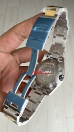Longines Hydroconquest Mavi Kadran 43mm Two Tone Gold L37823967 AF Factory Swiss ETA Saat