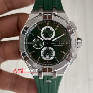Maurice Lacroix Aikon Chronograph ML-AI1018SS000630 Yeşil Kadran Swiss ETA Saat
