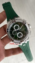Maurice Lacroix Aikon Chronograph ML-AI1018SS000630 Yeşil Kadran Swiss ETA Saat