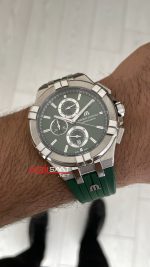 Maurice Lacroix Aikon Chronograph ML-AI1018SS000630 Yeşil Kadran Swiss ETA Saat