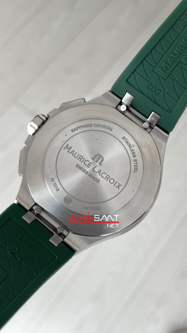 Maurice Lacroix Aikon Chronograph ML-AI1018SS000630 Yeşil Kadran Swiss ETA Saat