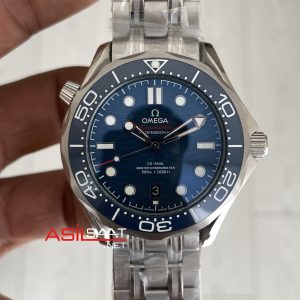 Omega Seamaster Diver 300M Mavi Kadran 42mm Replika Saat