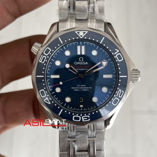 Omega Seamaster Diver 300M Mavi Kadran 42mm Replika Saat