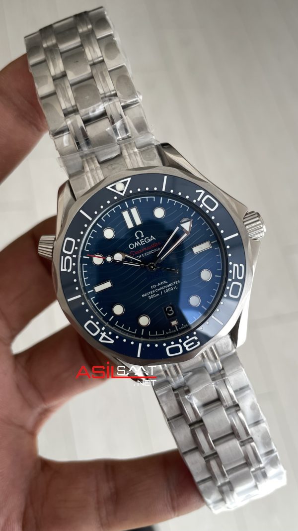 Omega Seamaster Diver 300M Mavi Kadran 42mm Replika Saat Omega Seamaster Diver 300M Mavi Kadran 42mm Replika Saat