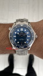 Omega Seamaster Diver 300M Mavi Kadran 42mm Replika Saat