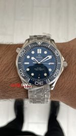 Omega Seamaster Diver 300M Mavi Kadran 42mm Replika Saat