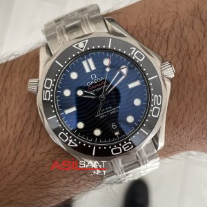 Omega Seamaster Diver 300M Siyah Kadran 42mm Replika Saat