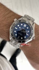 Omega Seamaster Diver 300M Siyah Kadran 42mm Replika Saat