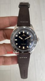 Oris Divers Sixty-Five Siyah Kadran 42mm Bronze Bezel Kahverengi Super Clone Swiss ETA Saat
