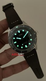 Oris Divers Sixty-Five Siyah Kadran 42mm Bronze Bezel Kahverengi Super Clone Swiss ETA Saat