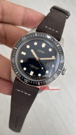 Oris Divers Sixty-Five Siyah Kadran 42mm Bronze Bezel Kahverengi Super Clone Swiss ETA Saat