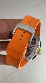 Richard Mille RM011 Titanium Flyback Chronograph Turuncu KU Factory Swiss ETA Saat