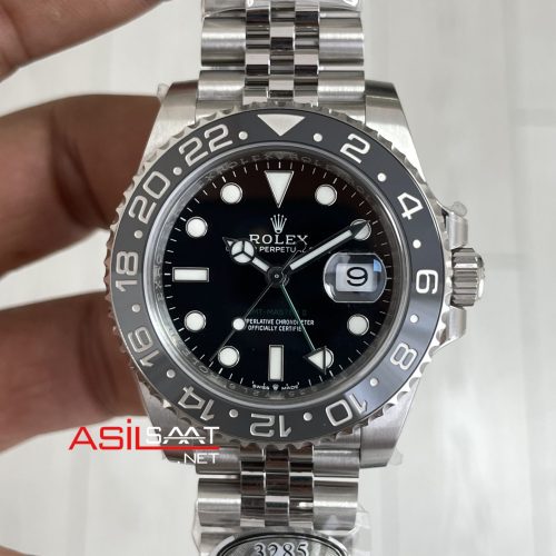 Rolex Bruce Wayne Gmt Master II 126710BLRO Jubilee 40mm DD3285 V3 Super Clone Swiss ETA Saat Clean Factory