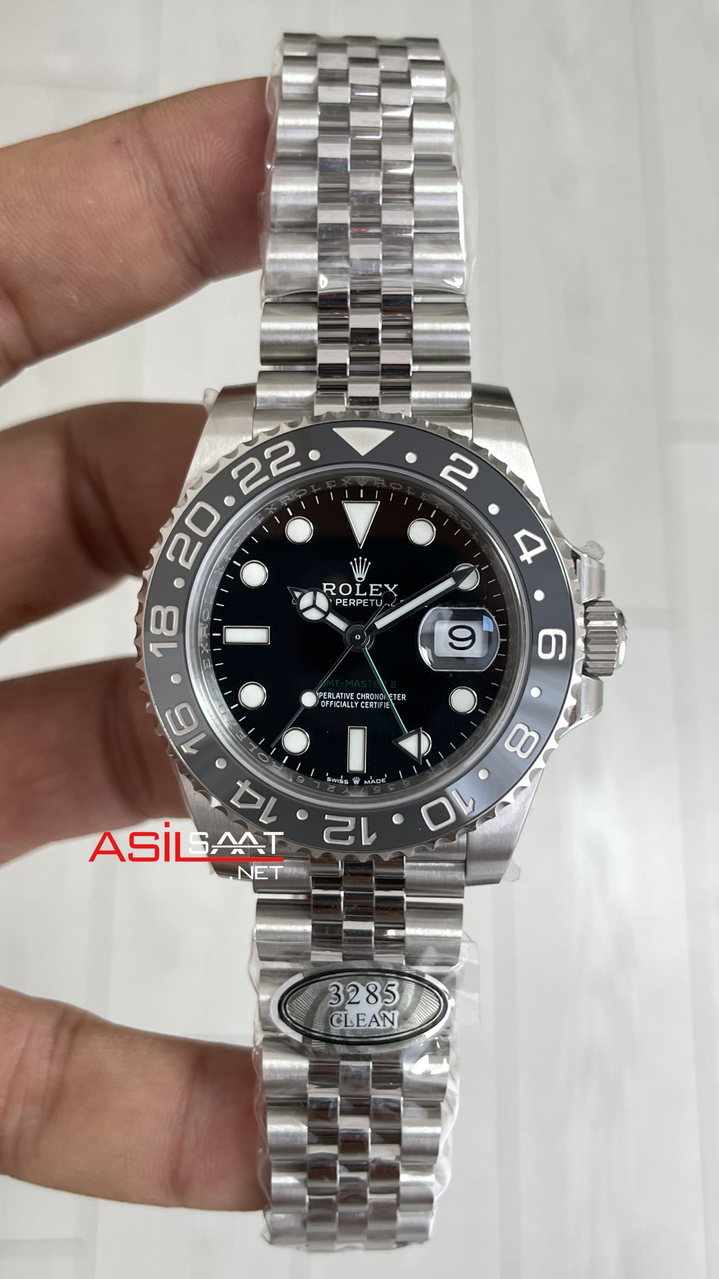 Rolex Bruce Wayne Gmt Master II 126710BLRO Jubilee 40mm DD3285 V3 Super Clone Swiss ETA Saat Clean Factory