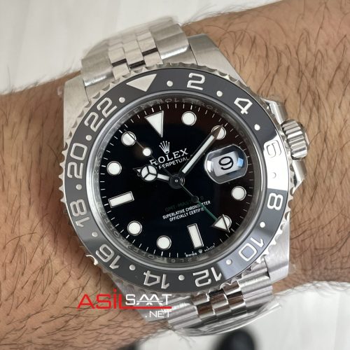 Rolex Bruce Wayne Gmt Master II 126710BLRO Jubilee 40mm DD3285 V3 Super Clone Swiss ETA Saat Clean Factory