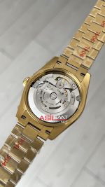 Rolex Datejust Champagne Diamond Dial 279178 President 31mm Lady Pırlantalı Şampanya Kadran Gold Swiss ETA Saat GS Factory