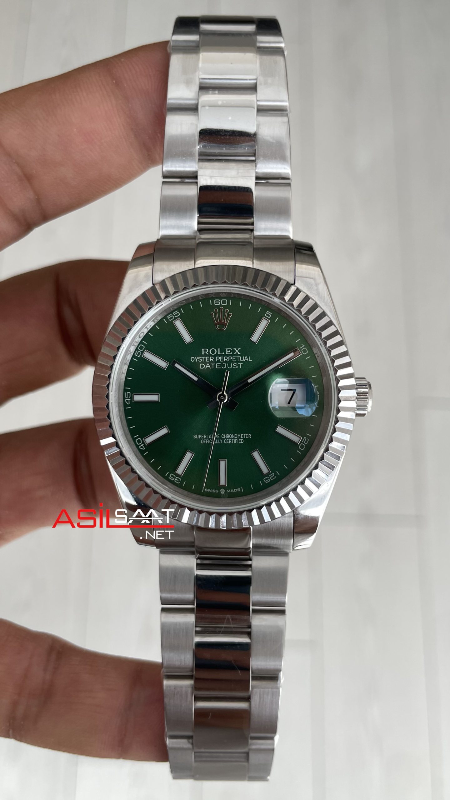 Rolex Datejust Yeşil 126334 Oyster Mint Green 41mm Replika Saat Rolex Datejust Yeşil 126334 Oyster Mint Green 41mm Replika Saat