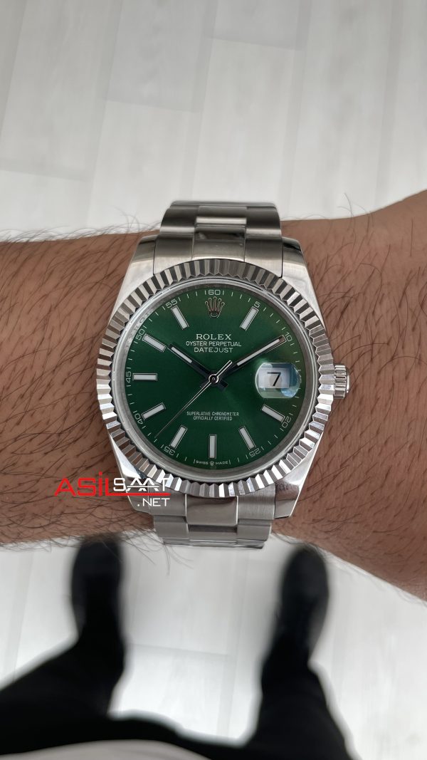 Rolex Datejust Yeşil 126334 Oyster Mint Green 41mm Replika Saat Rolex Datejust Yeşil 126334 Oyster Mint Green 41mm Replika Saat