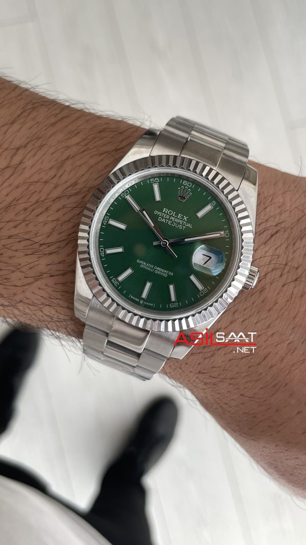 Rolex Datejust Yeşil 126334 Oyster Mint Green 41mm Replika Saat Rolex Datejust Yeşil 126334 Oyster Mint Green 41mm Replika Saat