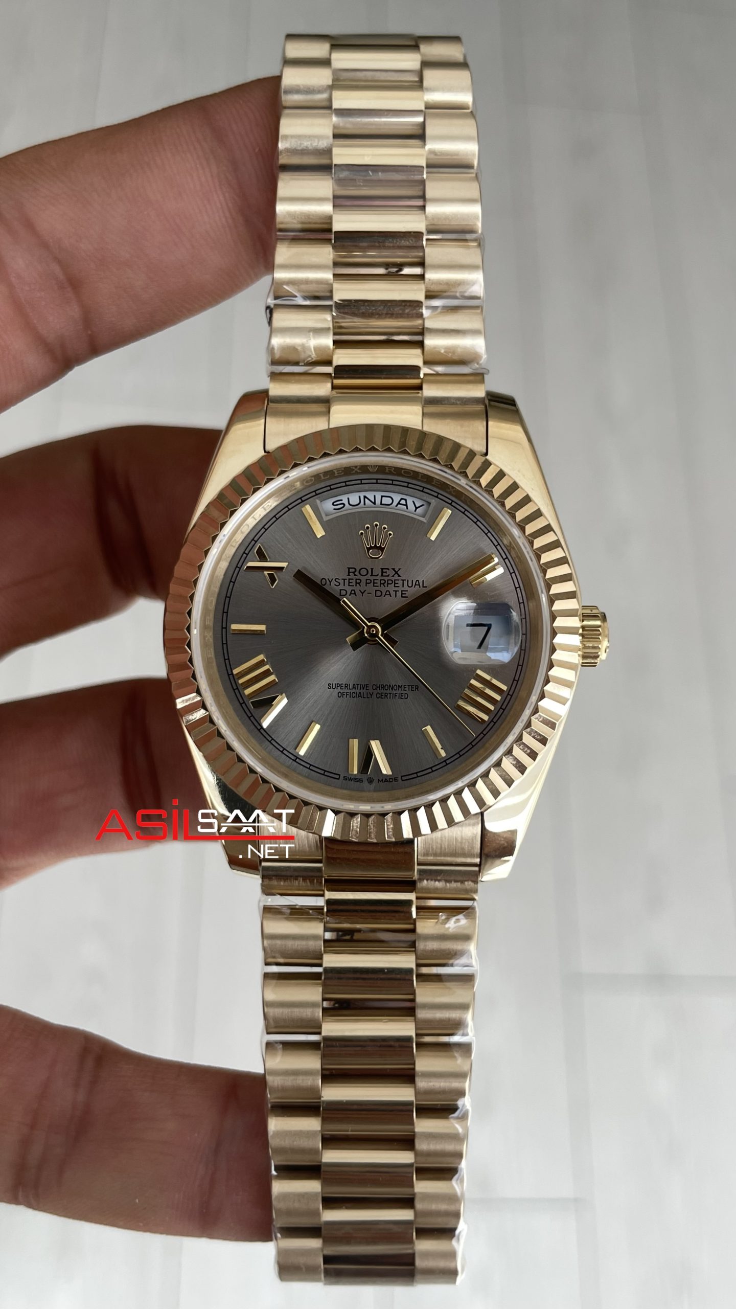 Rolex Day Date 228238 Gold 40mm Replika Saat Rolex Day Date 228238 Gold 40mm Replika Saat