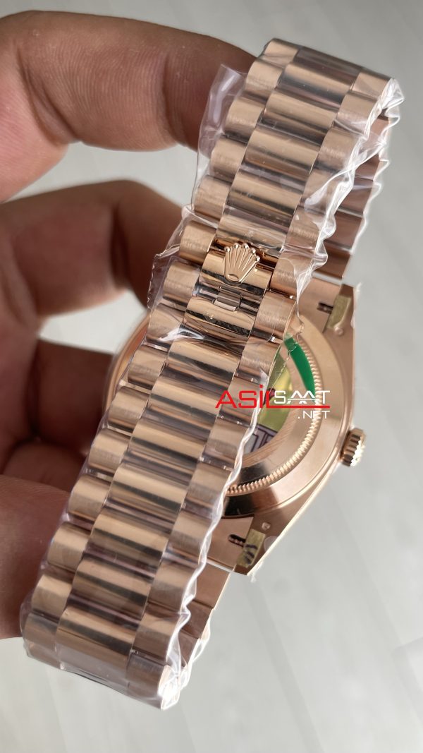 Rolex Day Date Slate Ombre 228235 Romen Dial 40mm President DD3255 Rosegold AR Factory V1 Super Clone Swiss ETA Saat Rolex Day Date Slate Ombre 228235 Romen Dial 40mm President DD3255 Rosegold AR Factory V1 Super Clone Swiss ETA Saat