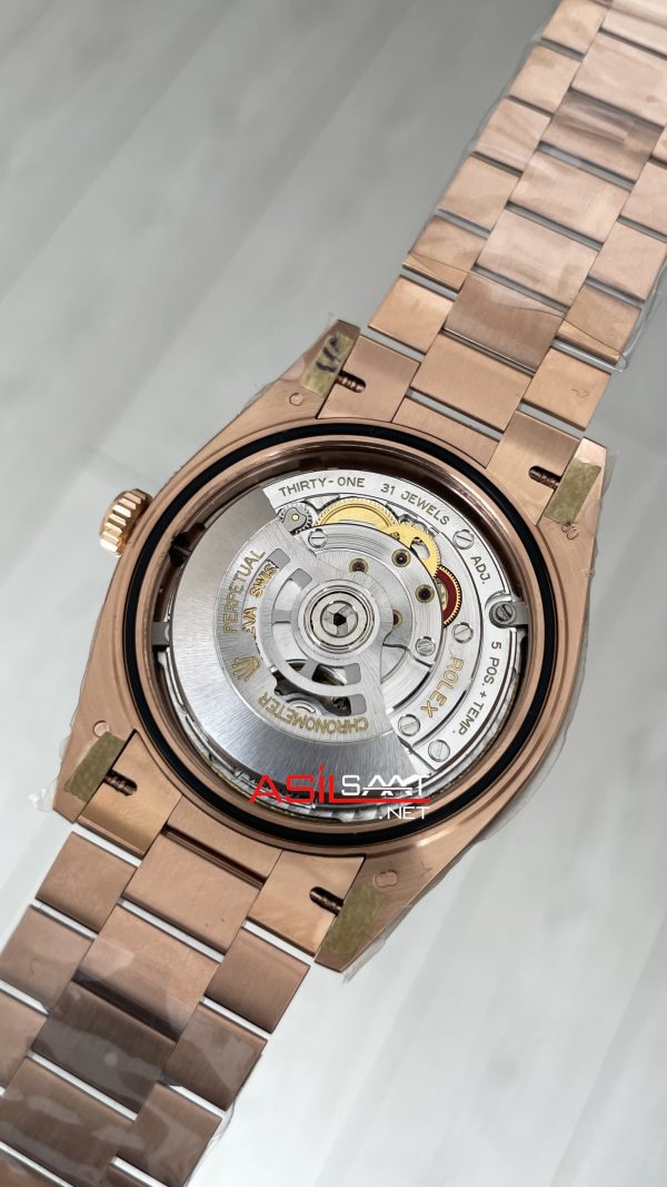 Rolex Day Date Slate Ombre 228235 Romen Dial 40mm President DD3255 Rosegold AR Factory V1 Super Clone Swiss ETA Saat Rolex Day Date Slate Ombre 228235 Romen Dial 40mm President DD3255 Rosegold AR Factory V1 Super Clone Swiss ETA Saat