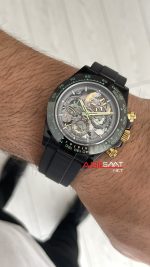 Rolex Daytona Skeleton Carbon Fiber Blaken DiW Oysterflex 40mm Swiss Eta Saat