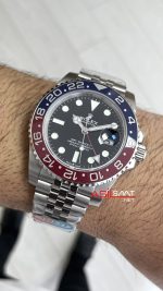 Rolex Pepsi Gmt Master II 126710BLRO Jubilee 40mm DD3285 V3 Super Clone Swiss ETA Saat Clean Factory