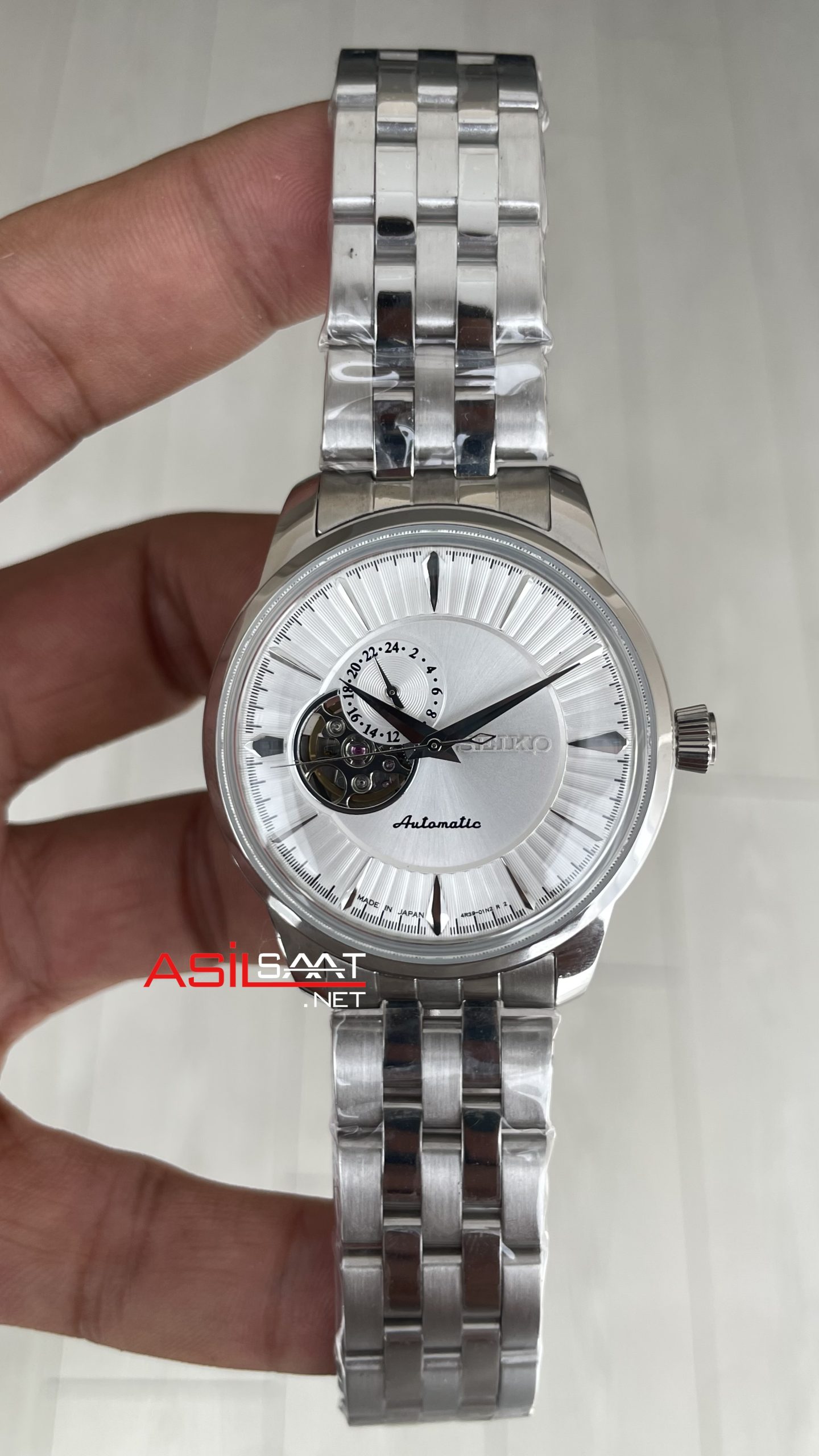 Seiko Presage Beyaz Open Heart 40mm 4R39 Seiko Presage Beyaz Open Heart 40mm 4R39