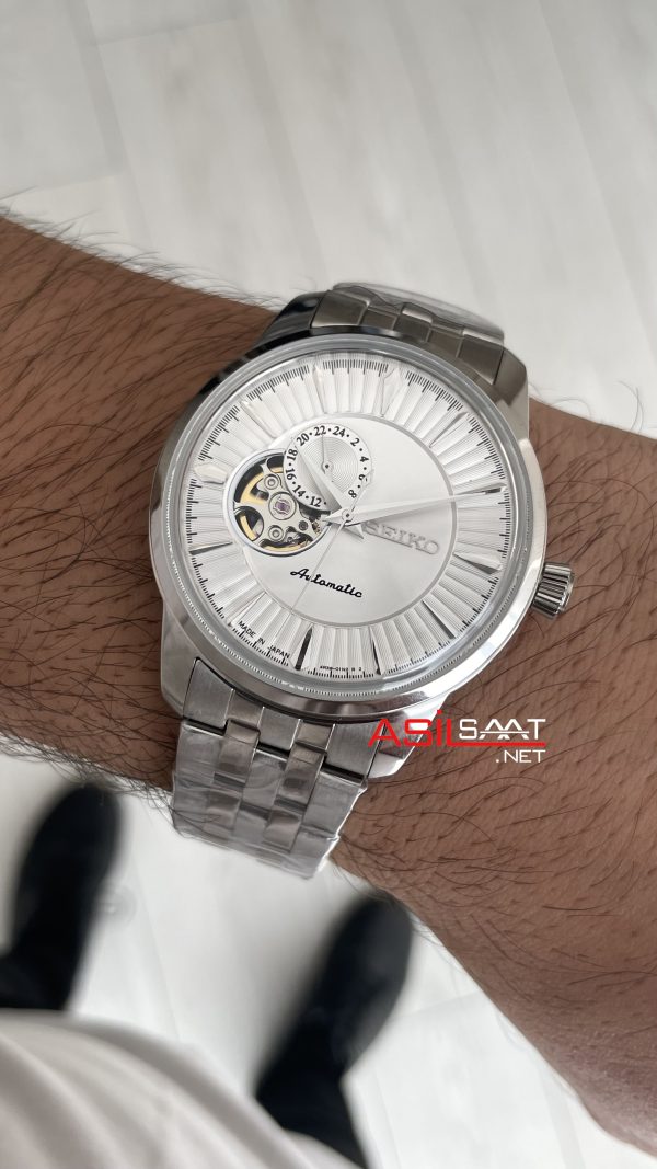 Seiko Presage Beyaz Open Heart 40mm 4R39 Seiko Presage Beyaz Open Heart 40mm 4R39